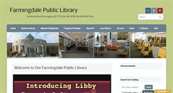 Desktop Screenshot of farmingdalelibrary.org